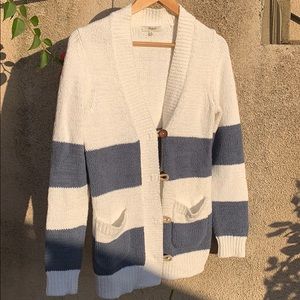 Madewell Cotton button down soft cuddly cardigan